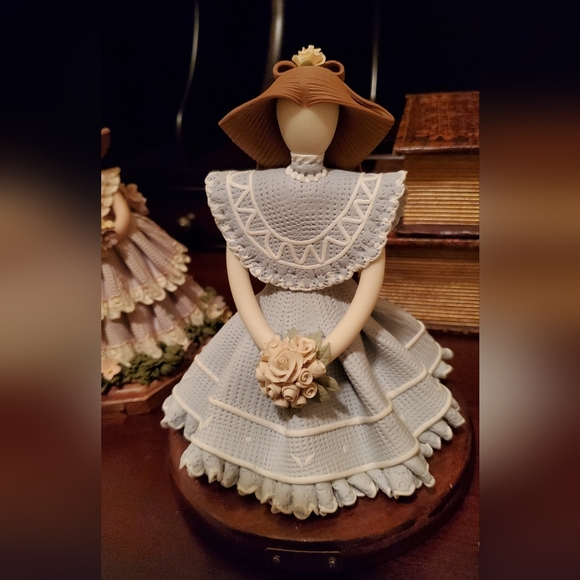 ANTIQUE FACELESS DOLLS HANDMADE DOMINICAN 🇩🇴 REPUBLIC FIGUERINES - Picture 8 of 10